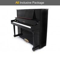 Steinhoven SU125 Polished Mahogany Upright Piano All Inclusive Package